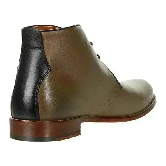 Penny Luck Visionary Falcon Gray Leather Chukka Boots Men's 9 M SAVE $89.00 - Picture 6 of 12